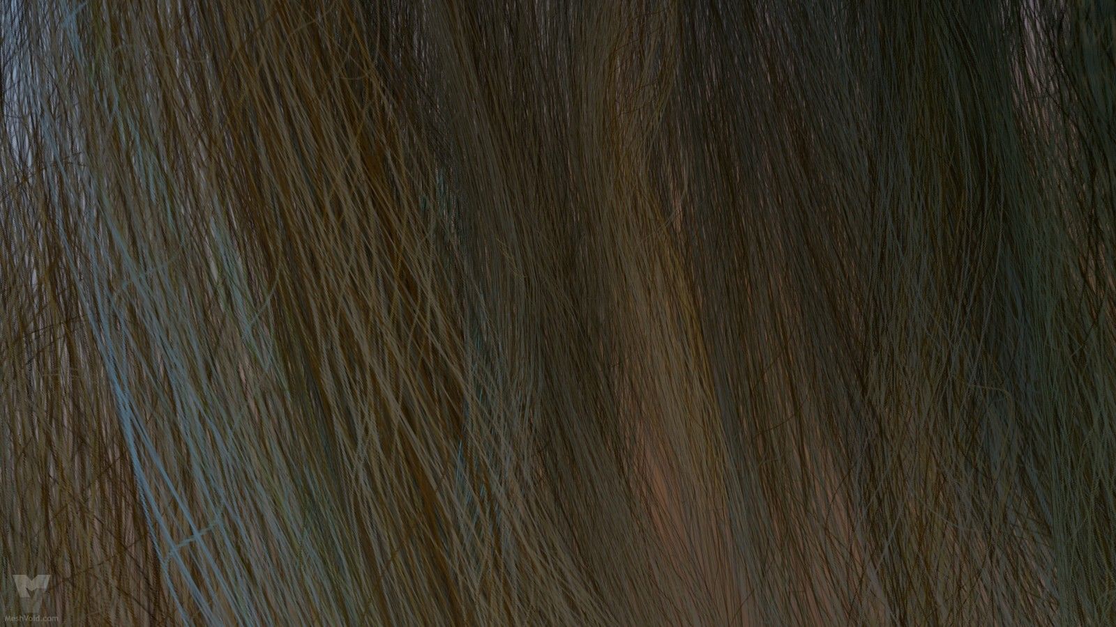 Mad Maude animation project - Granny character haircards preview part 3