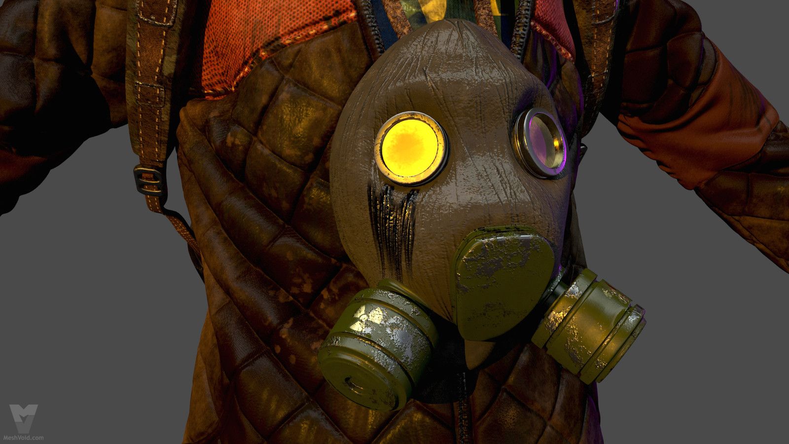 Mad Maude animation project - Granny character lookdev part 6
