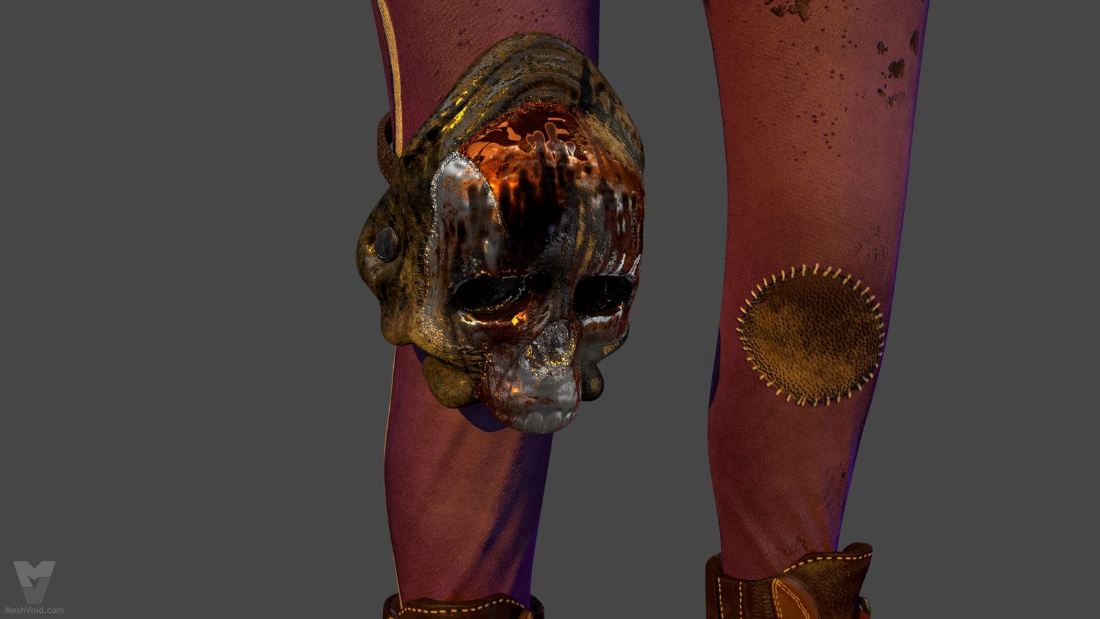 Mad Maude animation project - Granny character lookdev part 7
