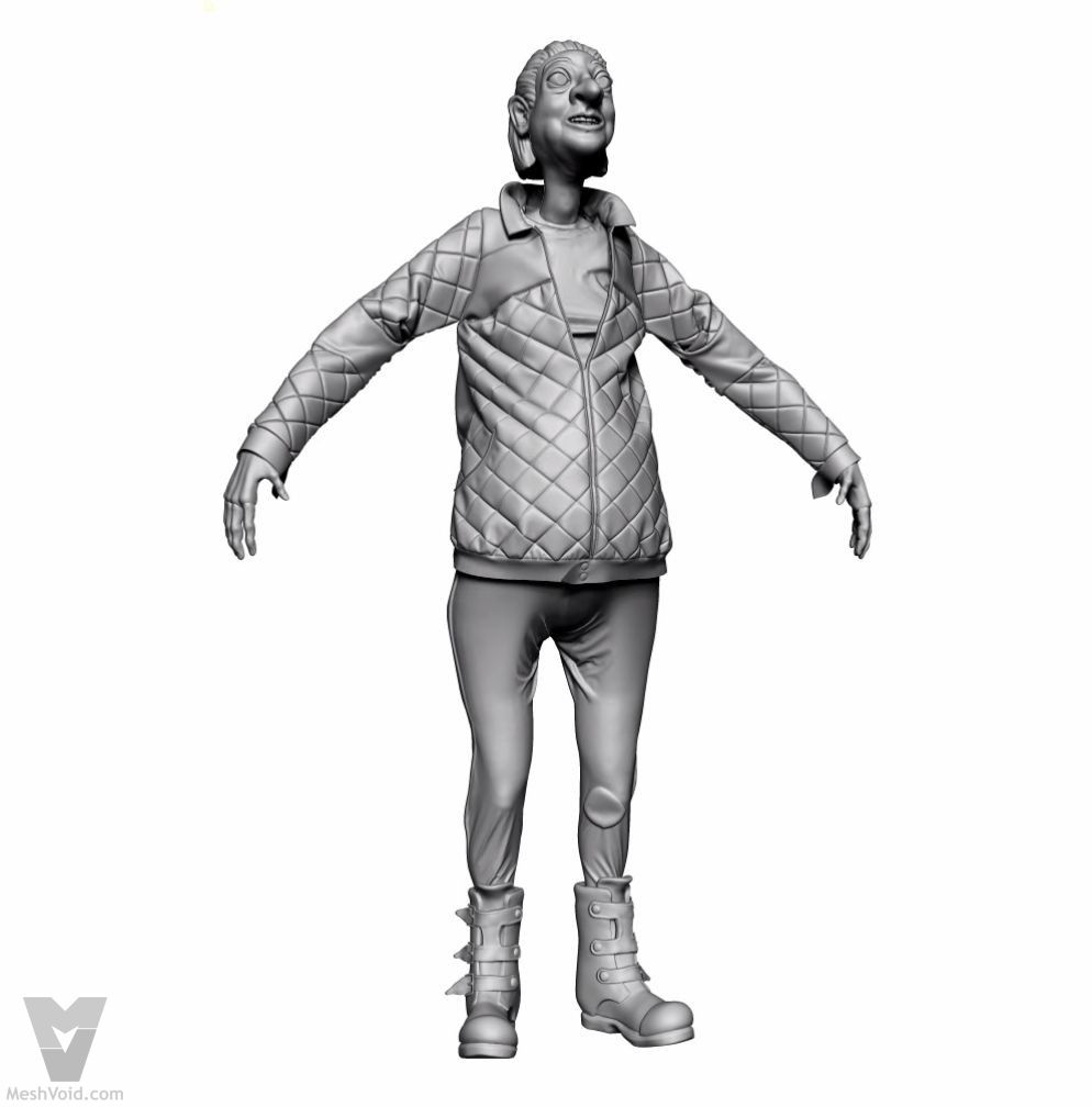 Mad Maude animation project - Granny character redesigned and remade from scratch part 1