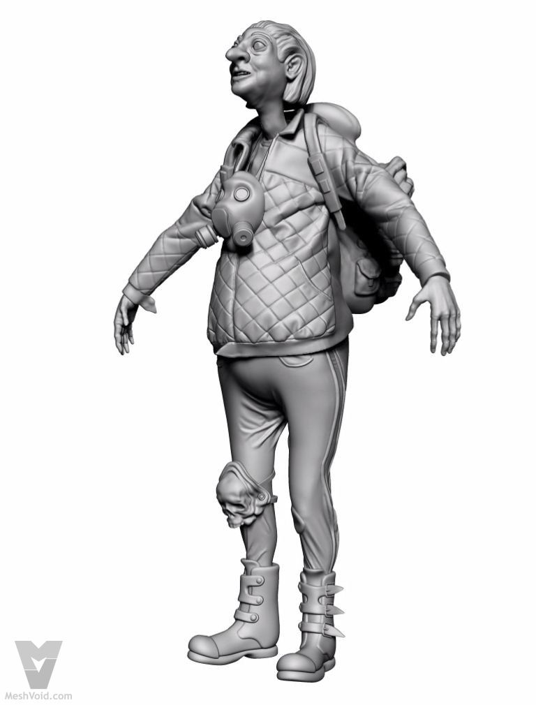 Mad Maude animation project - Granny character redesigned and remade from scratch part 2