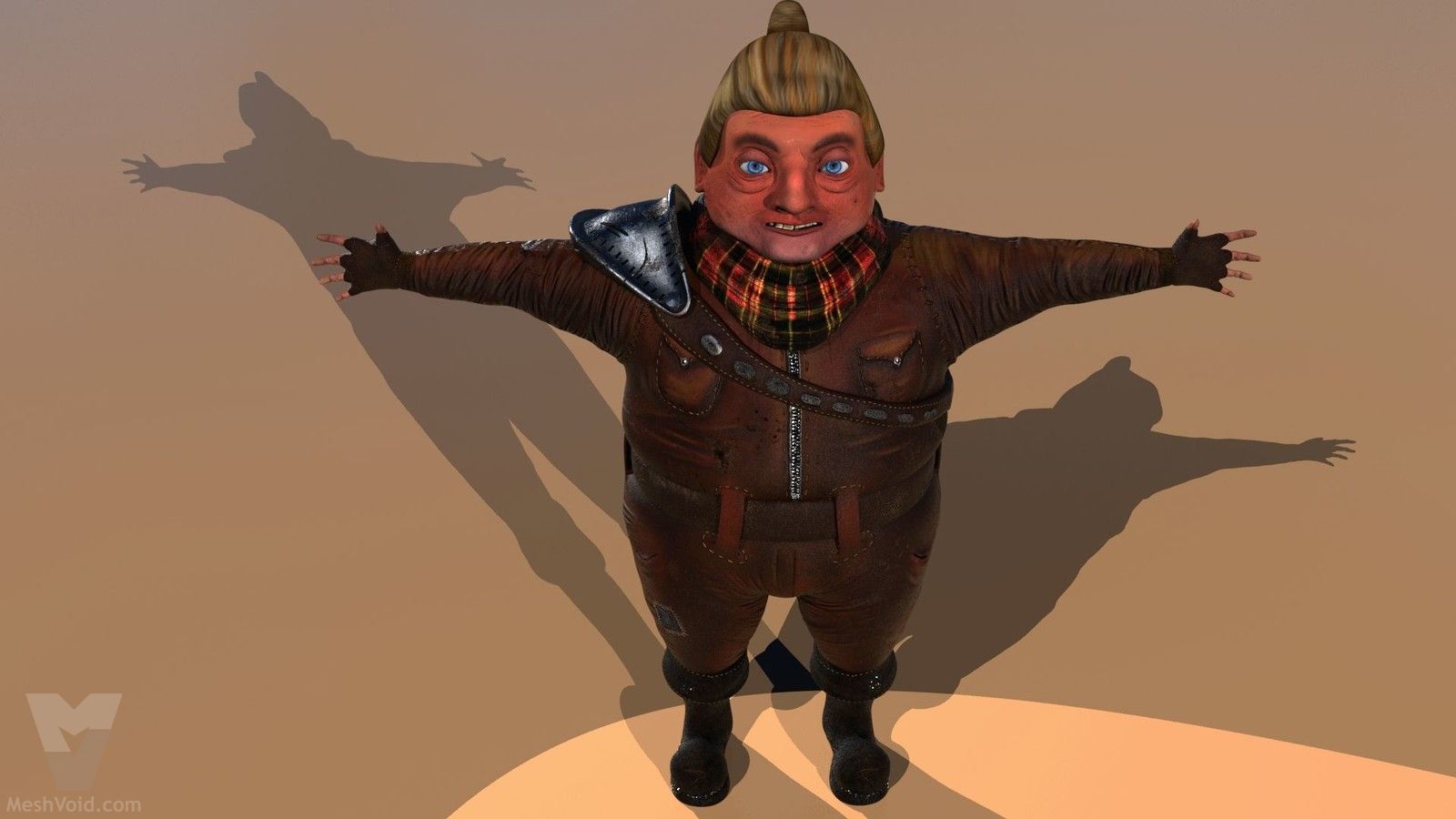 Mad Maude animation project - Granny character old design lookdev