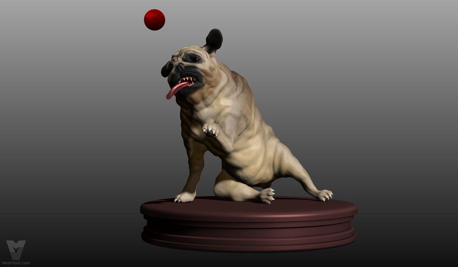 Pug Speedsculpt challenge preview image 2