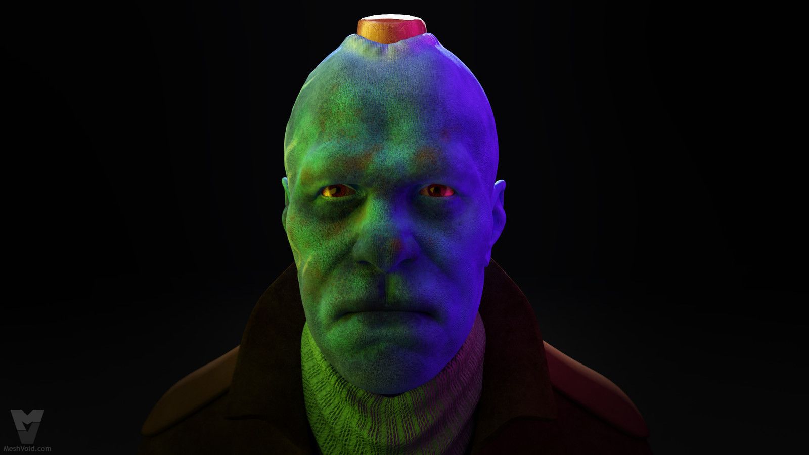 Yondu Udonta speedsculpt render 1