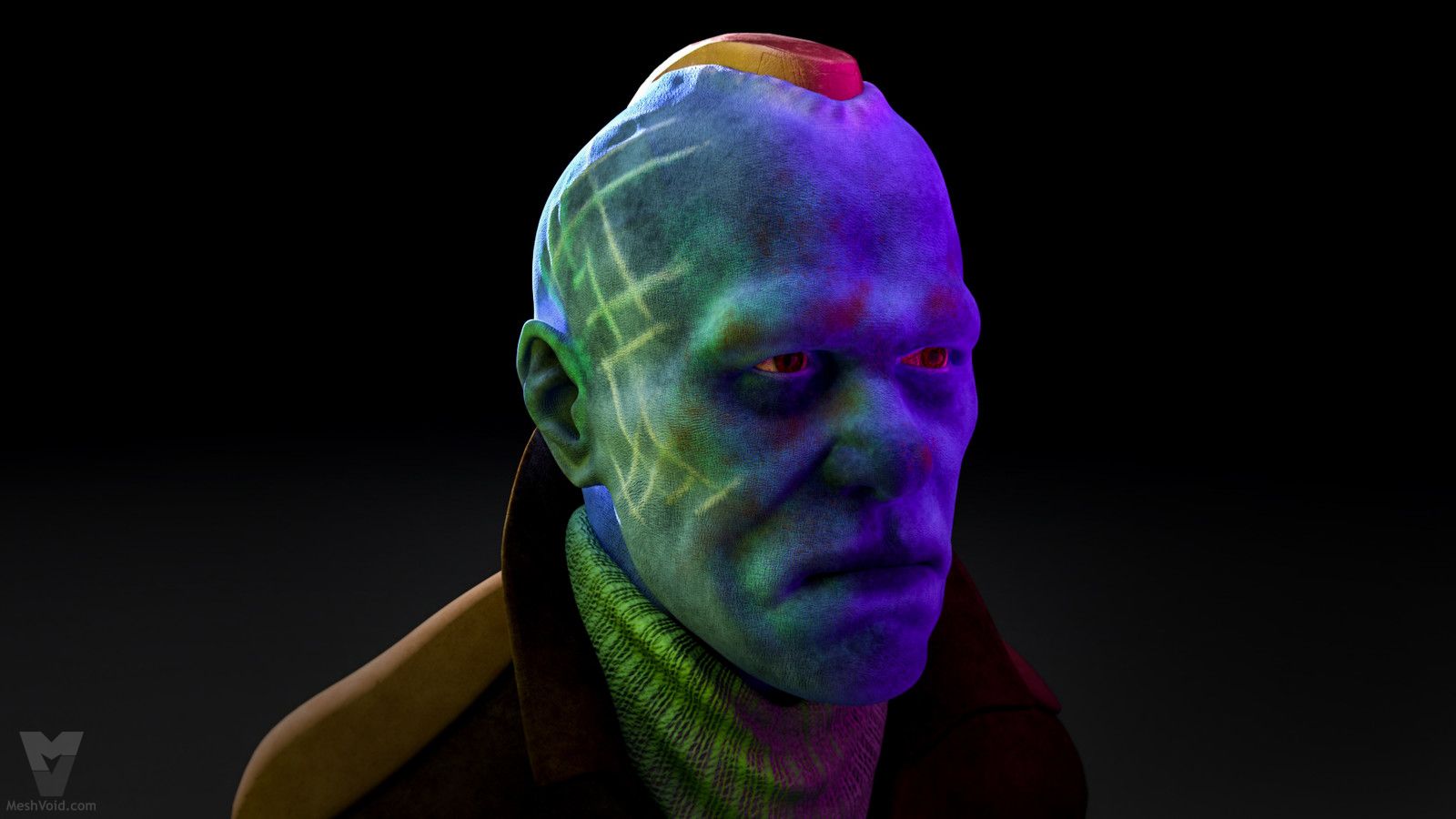 Yondu Udonta speedsculpt render 2