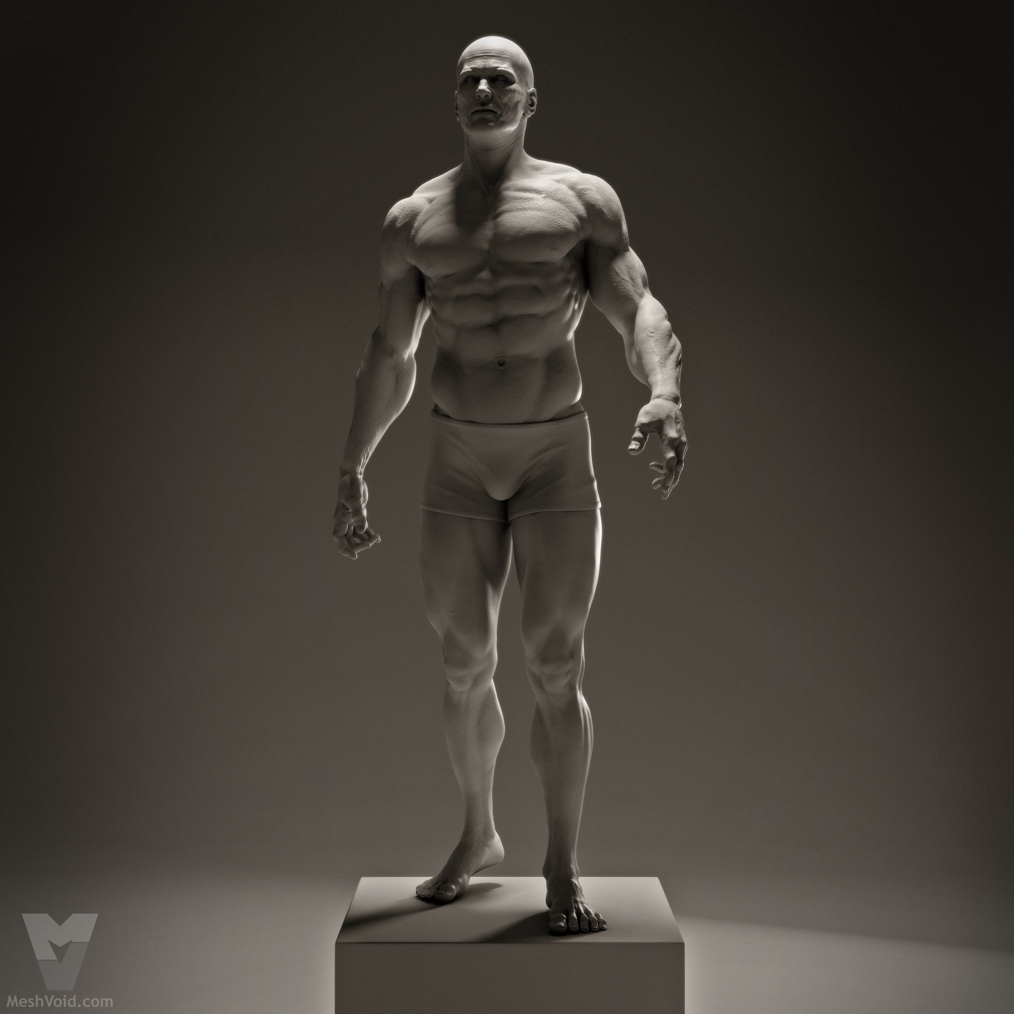 Human basemesh prerender part 2