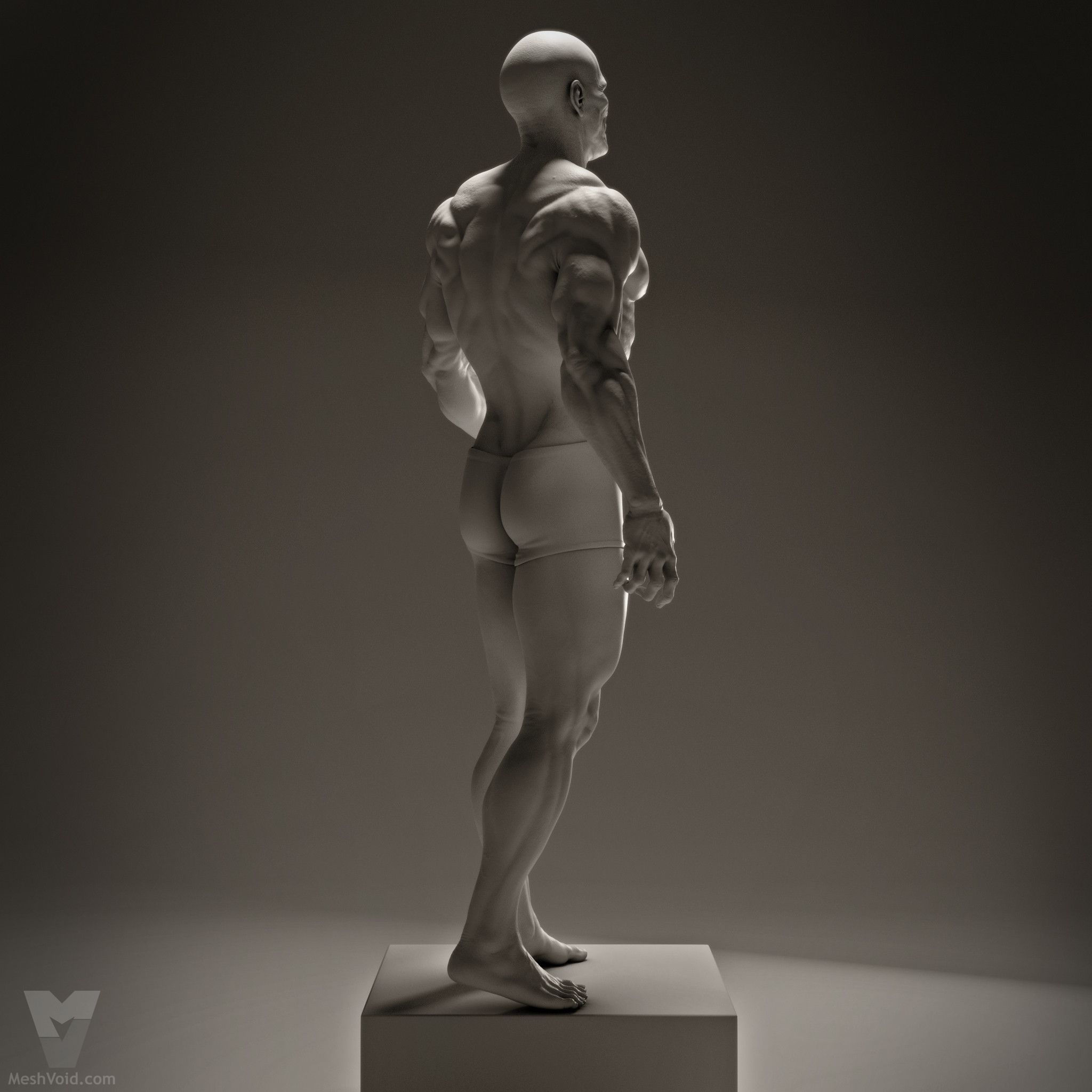 Human basemesh prerender part 4