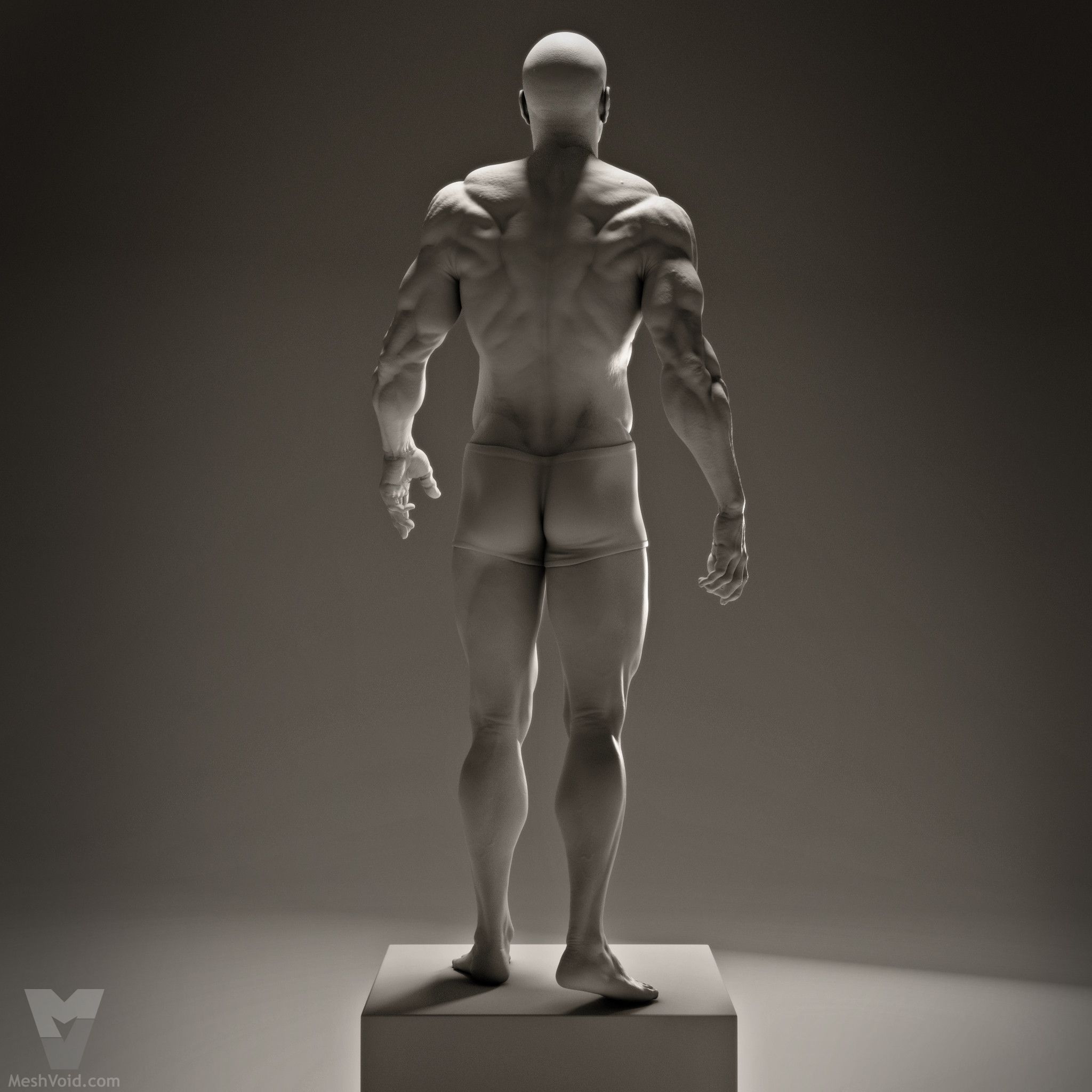 Human basemesh prerender part 5
