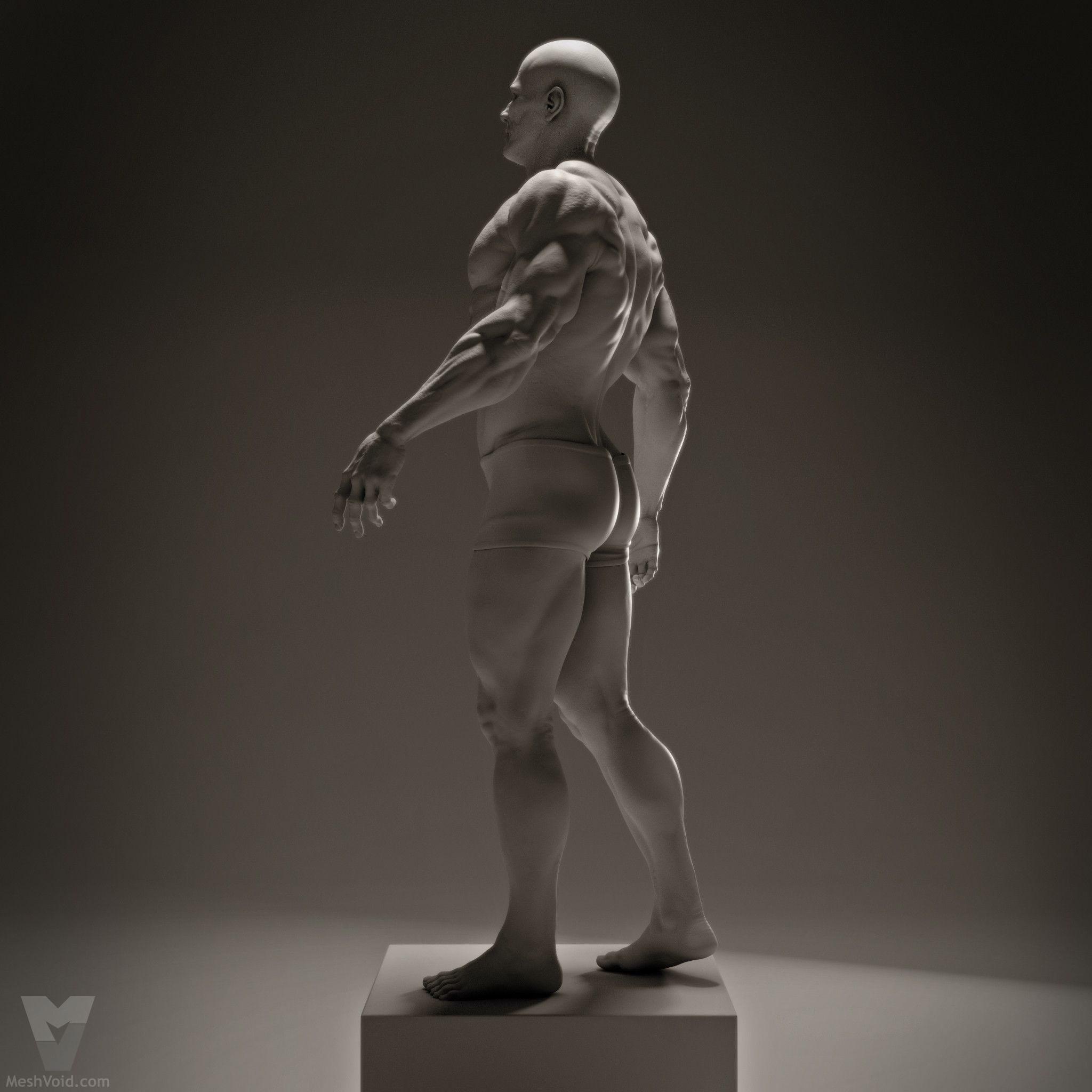 Human basemesh prerender part 6
