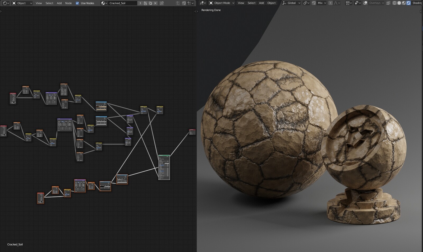 Процедурные материалы для Blender - превью, часть 5