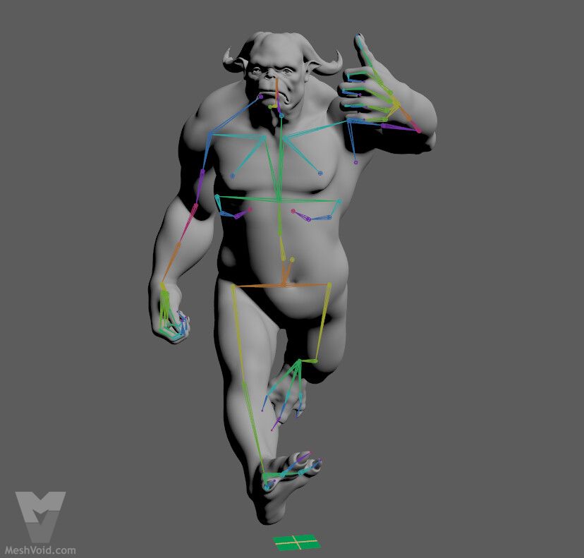 Огр - скриншот из 3D-вьюпорта 2